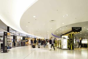 The duty free area at Birmingham Airport