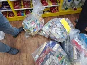 Supporting image for story: Police seize more than £7k of tobacco and vapes from two stores