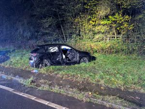 One of the vehicles involved in the incident. Picture: Ellesmere Fire Station