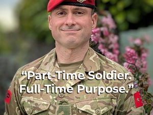 Supporting image for story: Local reservist aims for two Guinness world records to support young cadets.