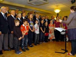 Supporting image for story: Fron Choir members launch new album - with their grandchildren