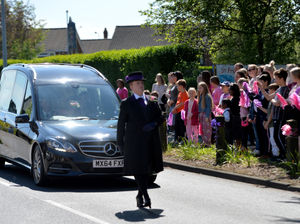 Supporting image for story: 'You've left a hole that cannot be filled': Last goodbyes to inspirational Isabella Lyttle 