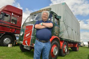 Terry Evans from Western Rhyn with his 1947 Chinese 6 ERF lorry
