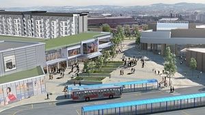 An artist's impression of what the redeveloped site will look like