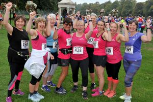 Members of the Dolly Mixtures running group for women