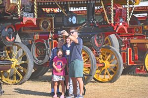Packed crowds have been enjoying the two-day Shrewsbury Steam Rally at Onslow Park.