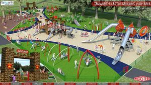 An image of what the playpark will look like  