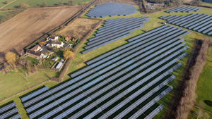 Solar farm at Wheat Leasows, Telford
