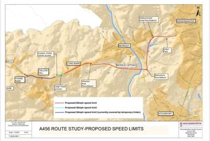 A456 Bewdley proposed speed limits