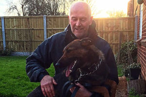 Sergeant David Evans and Ivy