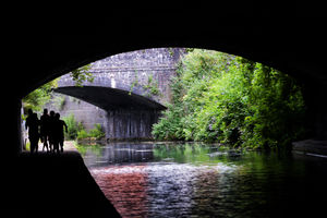 Elite men and women runners set off on the Birmingham Black Country Half Marathon.
