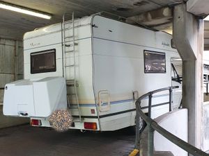 Supporting image for story: Motor home gets trapped in Asda multi-storey