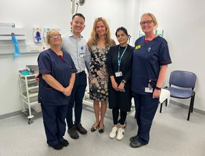 Members of the PROCLIPI Study team at Queen Elizabeth Hospital Birmingham. PIC: University Hospitals Birmingham NHS Trust