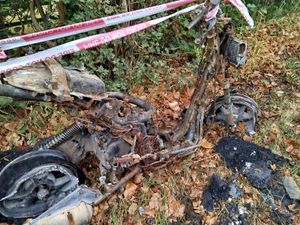 Supporting image for story: Albrighton business owner left distraught after scooter destroyed by fire - and then stolen