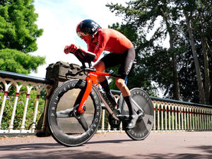 Supporting image for story: Walsall's Jim Horton enjoys ride of a lifetime for Falkland Islands in Commonwealth Games time trial