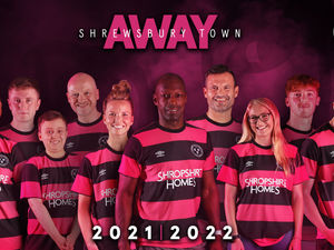 Supporting image for story: Shrewsbury Town release pink and black away kit