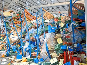 Supporting image for story: Investigation into how warehouse worker became trapped under hundreds of blocks of cheese is drawing to a close