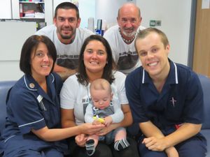 Supporting image for story: Couple take plunge in bungee jump to raise cash for Telford hospital