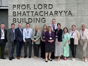 Supporting image for story: Fact-finding visit cements Telford College partnership with university