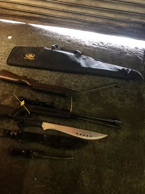 Police seized a large quantity of cannabis, alongside a number of offensive weapons, three air rifles, a stolen van and suspected stolen car parts