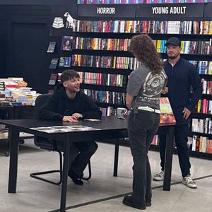Louis Tomlinson met with fans and signed autographs at the signing at HMV. Photo: Bullring Birmingham
