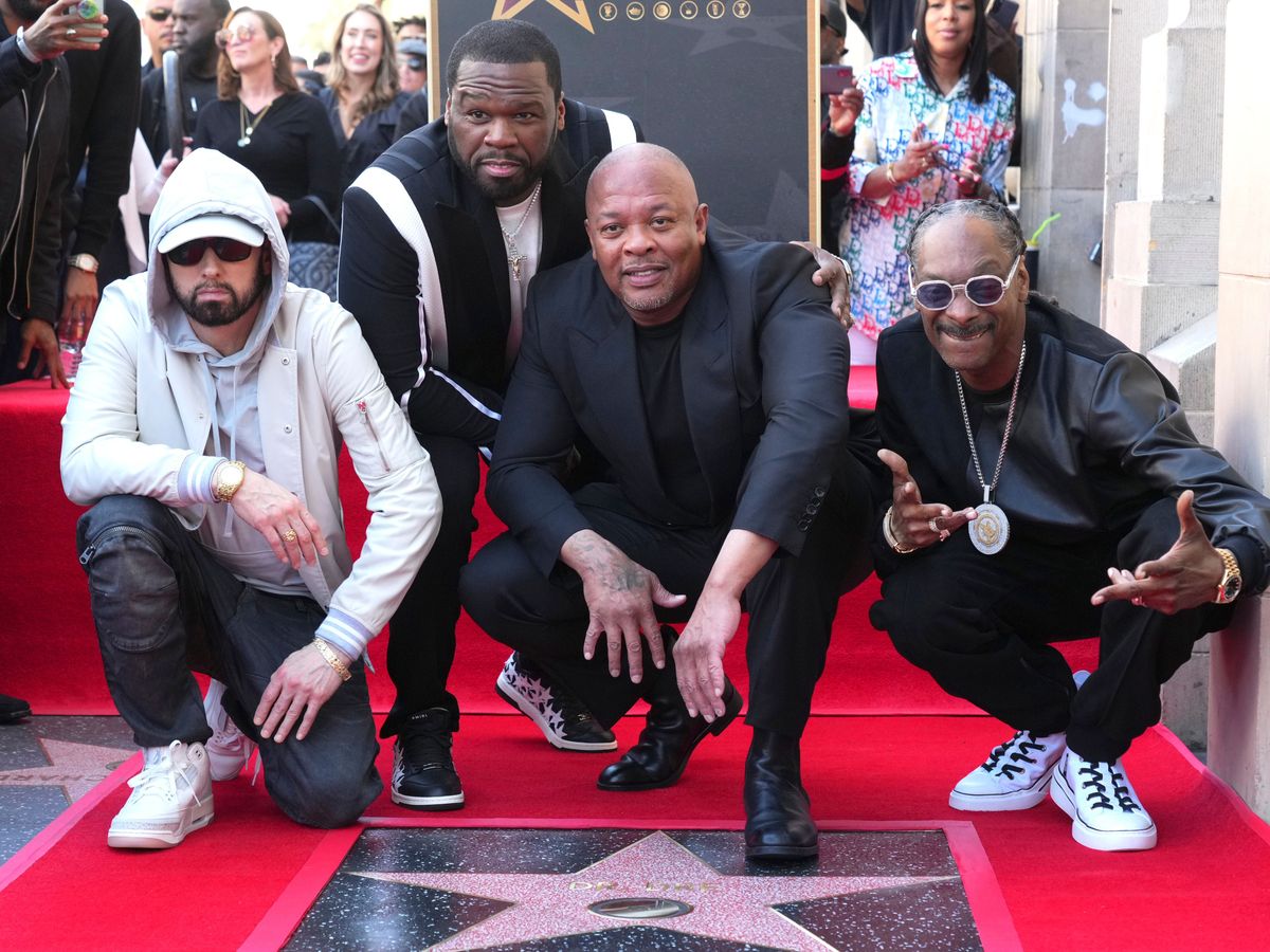 Hip-hop stars Eminem, 50 Cent and Snoop Dogg reunite with Dr Dre in Los Angeles | Express & Star