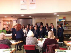 Supporting image for story: School choir delights community at concert