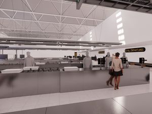 Supporting image for story: Birmingham Airport's £40m security hall build on track to cut queues