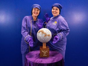 Supporting image for story: Cadbury World offer good luck to Karen Carney through creation of tasty Glitterball tribute