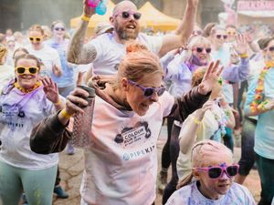 Supporting image for story: Hundreds take part in Shrewsbury Colour Run