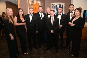 BUSINESS COPYRIGHT NATIONAL WORLD TIM STURGESS 13/11/24.  Ladder for the Black Country  Apprentice Awards 2024 .The Richardson Suite at West Bromwich Football Club. Pictured, Keon homes.