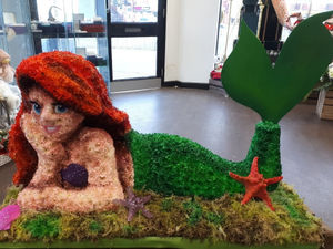 Supporting image for story: Birmingham florist recreates Little Mermaid