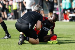 Dan Udoh suffered an ACL injury early in the campaign (AMA)