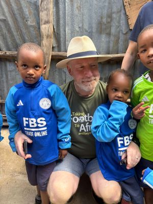 Appeal founder Wg Cdr (Retd) Neil Hope MBE during the trip.