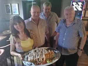 Supporting image for story: Irish landlady and regulars celebrate 10 years of the Monday Club and 26,000 free sandwiches