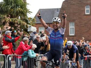 Mark Cavendish taking part in the Tour de France