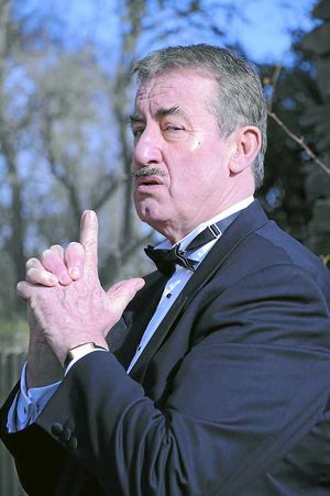 Only Fools and Horses star Boycie, played by John Challis, as James Bond