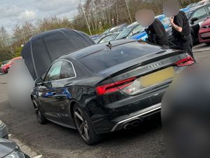 Stolen vehicle stopped near Merry Hill 