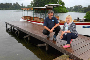 Supporting image for story: Video: Ellesmere beauty spot boosted by jetties