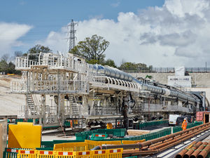 Supporting image for story: HS2 launches first giant tunnelling machine