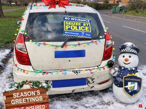 Supporting image for story: Relentless Staffordshire Police Road Crime Team's shaming of uninsured drivers branded 'Grinchy'