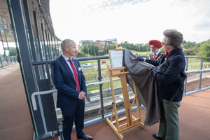 The Princess Royal during her visit to Telford