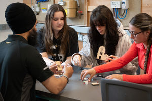 Students got hands-on in a range of activities.
