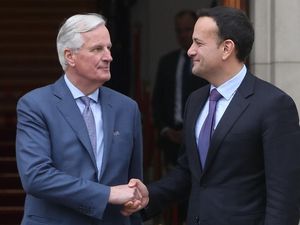 Supporting image for story: Michel Barnier arrives for talks with Leo Varadkar ahead of Brexit summit