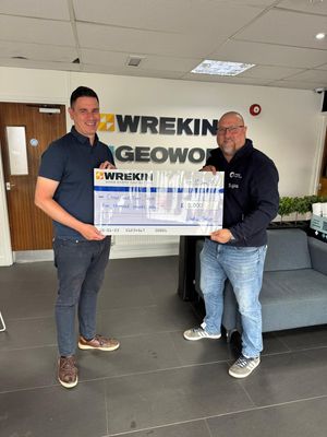 Wrekin and Canal & River Trust partner for upcoming activity, Ricky Hasprey, Sales Director at Wrekin and Terry Hodgetts, Business and Corporate Engagement Partner at Canal & River Trust