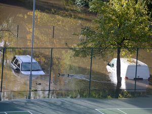 Supporting image for story: IN PICTURES: Rain and rising rivers leave Shropshire under water