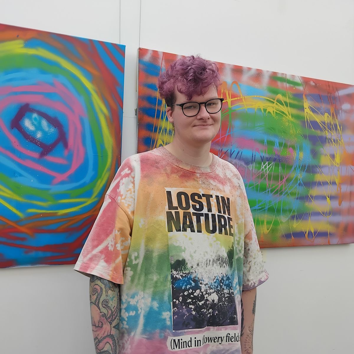 Abstract Graffiti Art Exhibition at Knighton Community Centre