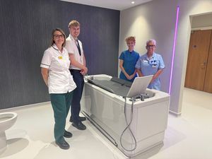 Supporting image for story: St Giles Hospice unveils new 'spa bathroom' made possible by Government funding