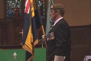 Supporting image for story: 'Last Tommy' Harry Patch remembered during Armistice Day service