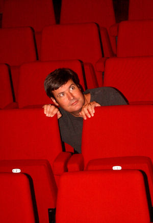 Is there anybody out there? Tim Crowson in the auditorium, where the White Lady had a favourite seat.